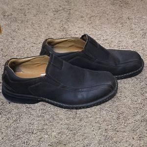 Dockers Agent Black Round Toe Slip-On Loafer 10.5
